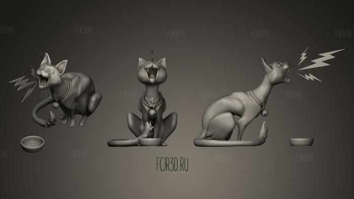 Sonic Meow stl model for CNC